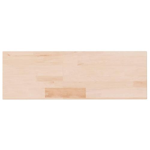 Hyldeplade 60x20x2,5 cm ubehandlet massivt egetræ