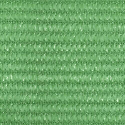 Solsejl 3x4,5 m 160 g/m² HDPE lysegrøn