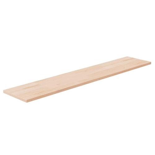 Hyldeplade 100x20x1,5 cm ubehandlet massivt egetræ