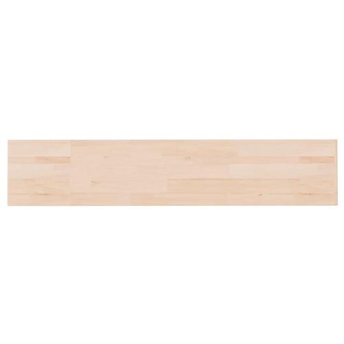 Hyldeplade 100x20x1,5 cm ubehandlet massivt egetræ