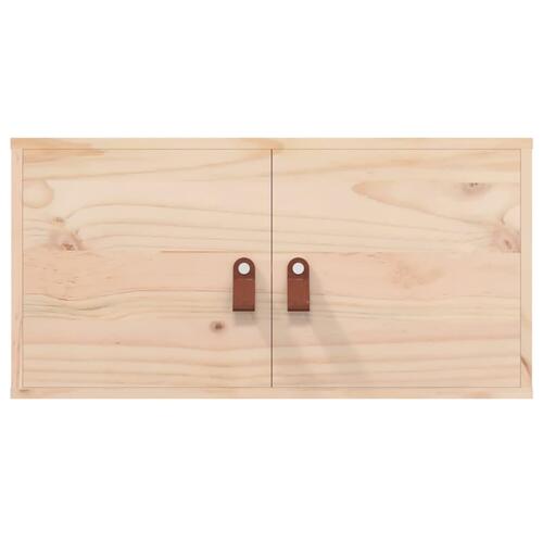 Vægskab 60x30x30 cm massivt fyrretræ