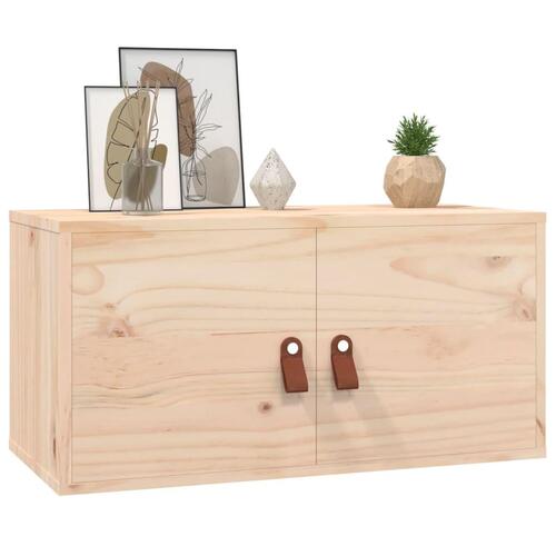 Vægskab 60x30x30 cm massivt fyrretræ