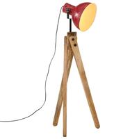 Gulvlampe 45x45x120 cm 25 W E27 rustik rød