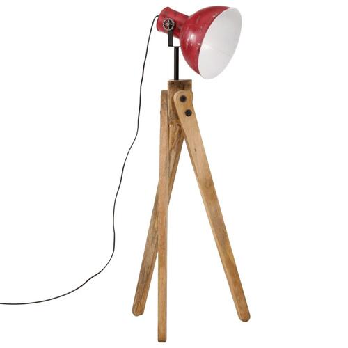 Gulvlampe 45x45x120 cm 25 W E27 rustik rød