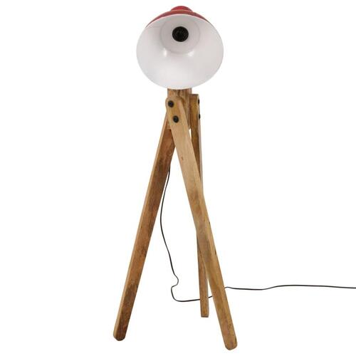 Gulvlampe 45x45x120 cm 25 W E27 rustik rød