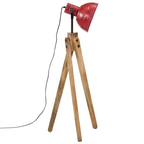 Gulvlampe 45x45x120 cm 25 W E27 rustik rød