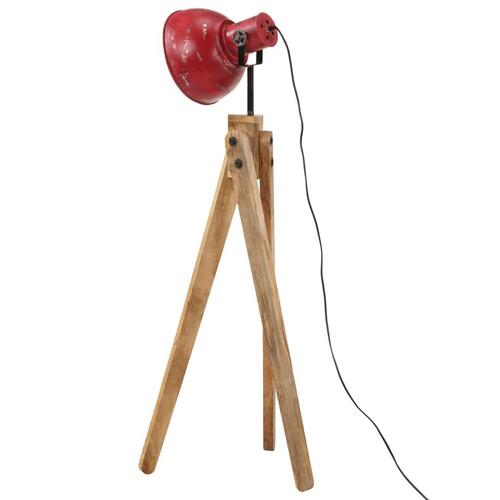 Gulvlampe 45x45x120 cm 25 W E27 rustik rød
