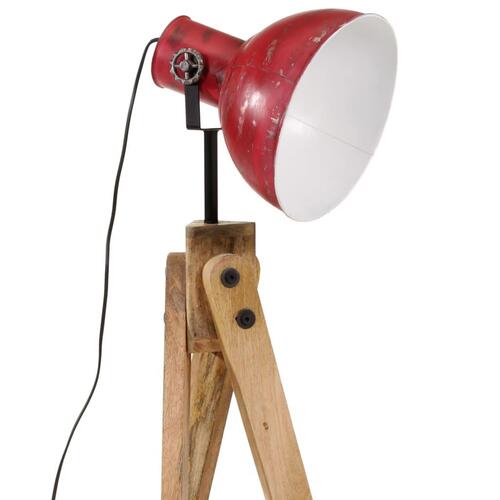 Gulvlampe 45x45x120 cm 25 W E27 rustik rød