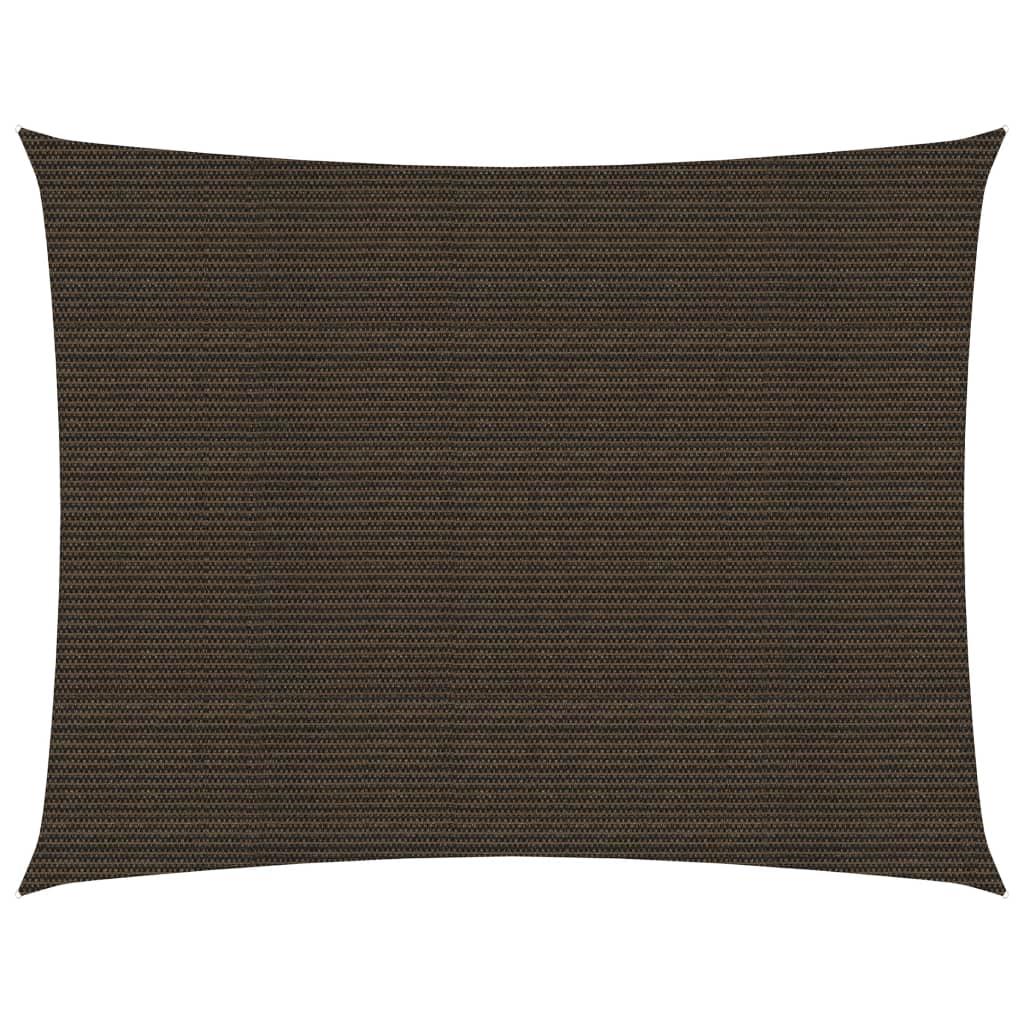 Solsejl 2X2,5 M 160 G/M² Hdpe Brun - 2.5 x 4 m