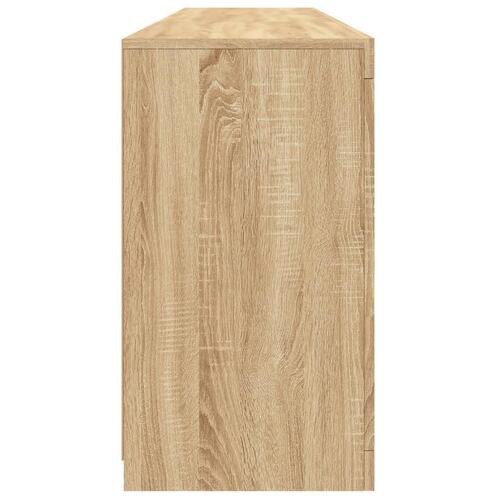 Skænk med LED-lys 162x37x67 cm sonoma-eg
