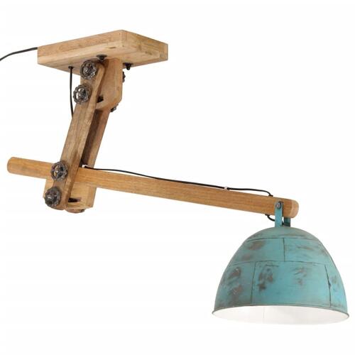 Loftlampe 105x30x65-108 25 W E27 patineret blå