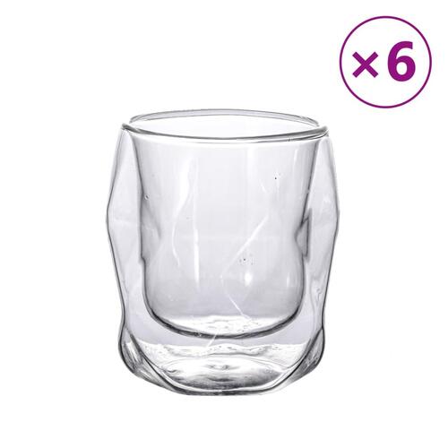 Dobbeltvægget glas 6 stk. 250 ml
