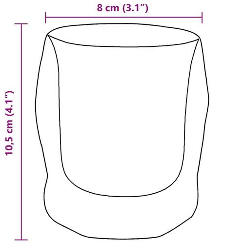 Dobbeltvægget glas 6 stk. 250 ml
