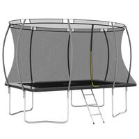 Trampolinsæt 335x244x90 cm 150 kg rektangulær