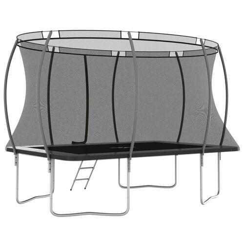Trampolinsæt 335x244x90 cm 150 kg rektangulær