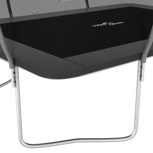Trampolinsæt 335x244x90 cm 150 kg rektangulær