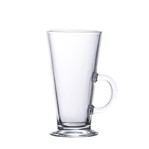 Latteglas med håndtag 6 stk. 250 ml