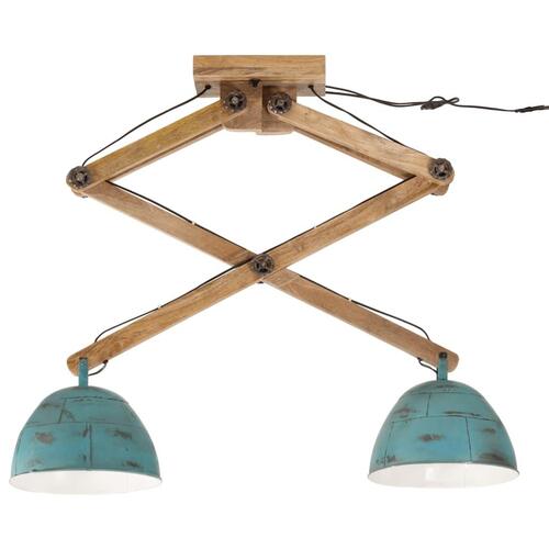 Loftlampe 29x18x85 cm 25 W E27 rustik blå