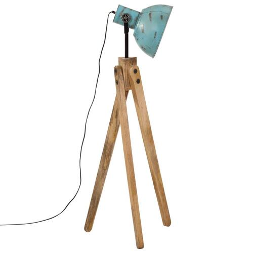 Gulvlampe 45x45x120 cm 25 W E27 rustik blå