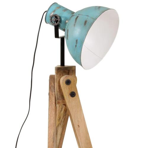 Gulvlampe 45x45x120 cm 25 W E27 rustik blå