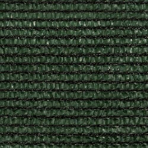 Solsejl 3x4x5 m 160 g/m² HDPE mørkegrøn