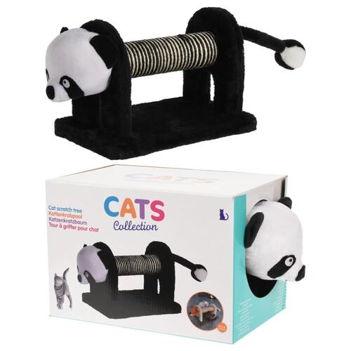 Pets Collection kradsebræt til katte Panda 51x16x16 cm