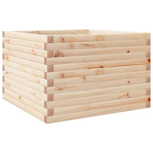 Plantekasse 70x70x45,5 cm massivt fyrretræ