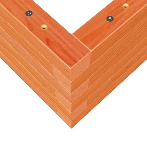 Plantekasse 110x40x23 cm massivt fyrretræ gyldenbrun