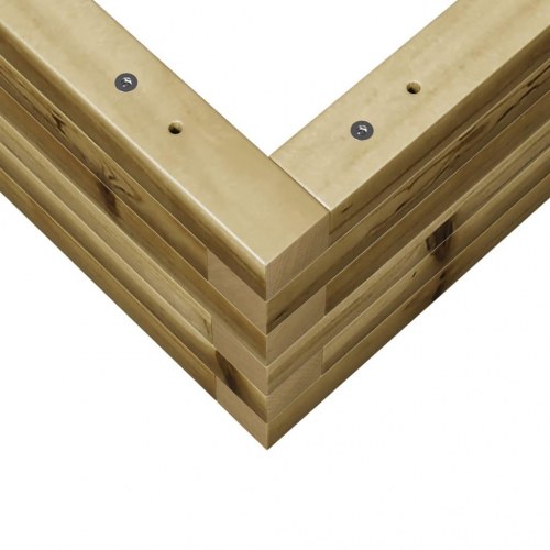 Plantekasse 70x70x23 cm imprægneret fyrretræ