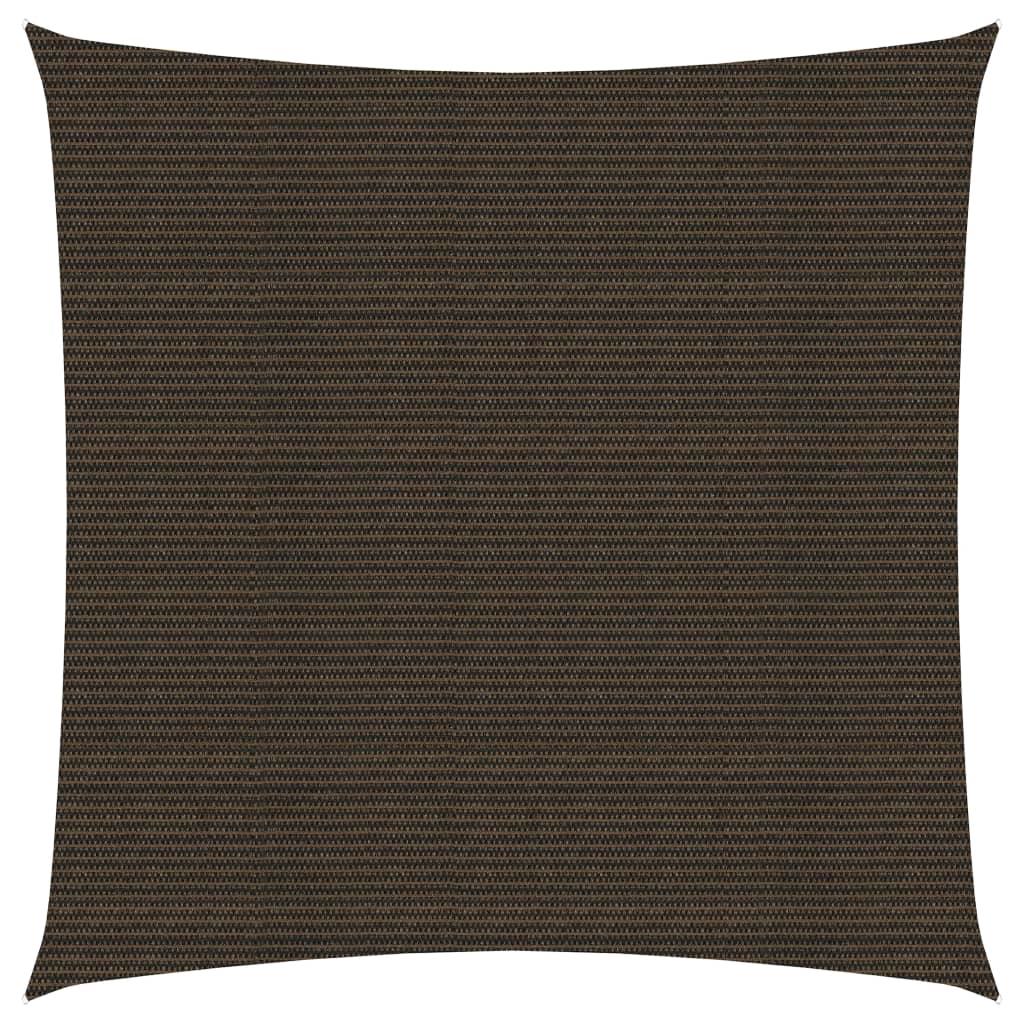 Solsejl 160 G/M² Hdpe Brun - 4 x 4 m