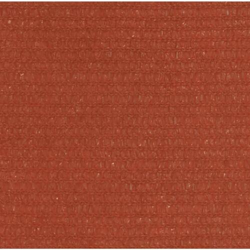 Solsejl 2,5x5 m 160 g/m² HDPE terrakotta