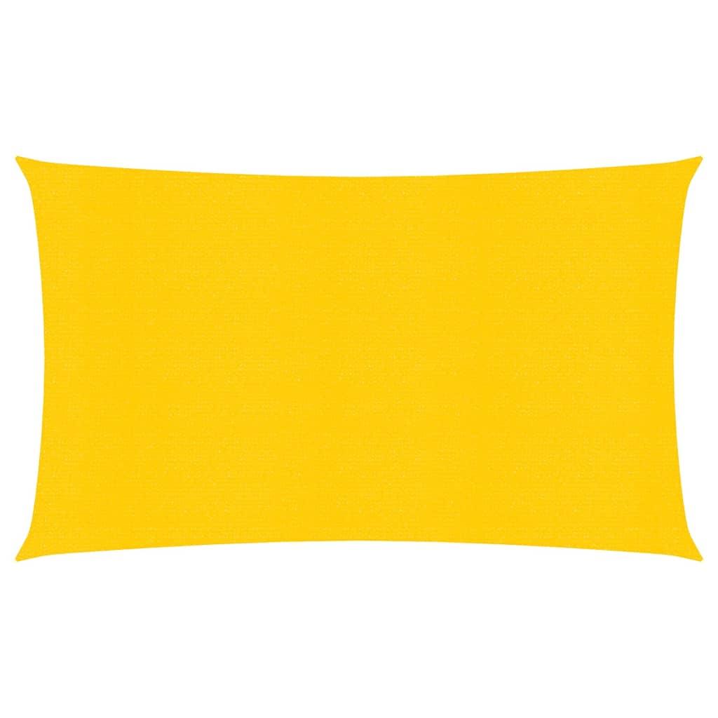 Solsejl 160 G/M² Hdpe Gul - 2.5 x 5 m