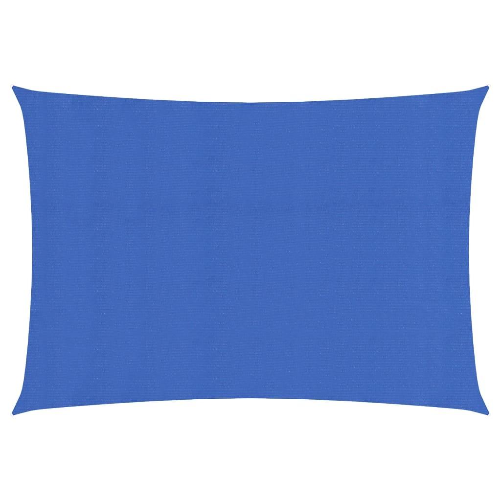 Solsejl 2X2,5 M 160 G/M² Hdpe Blå - 3 x 4.5 m