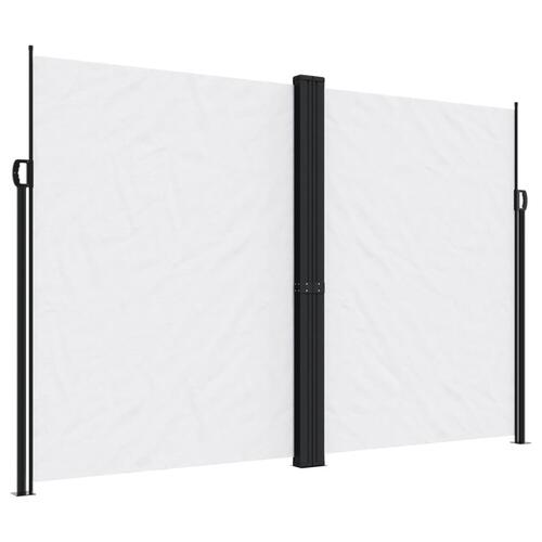 Sammenrullelig sidemarkise 220x600 cm hvid