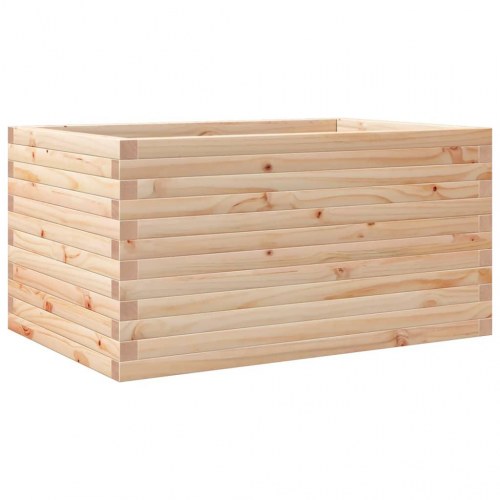 Plantekasse i massivt fyrretræ 90 x 60 x 45,5 cm