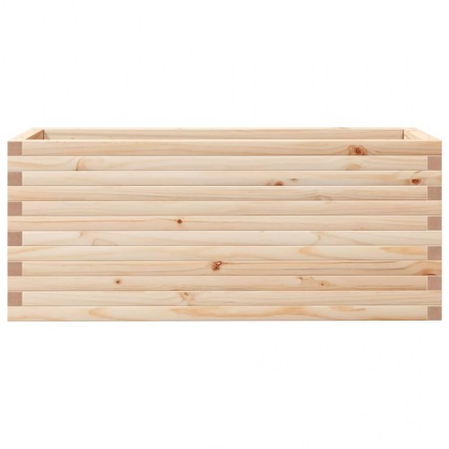 Plantekasse 110×40×45,5 cm i massivt fyrretræ - rektangulær blomsterkasse