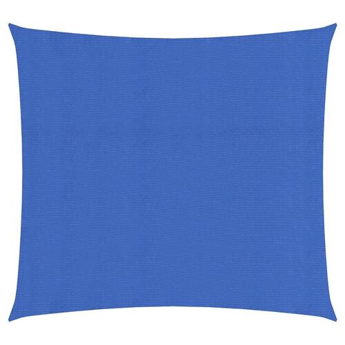 Solsejl 2x2 m 160 g/m² HDPE blå