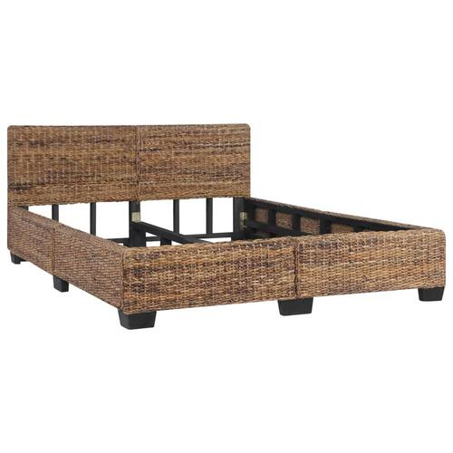 Sengestel 160 x 200 cm naturlig rattan