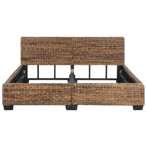 Sengestel 160 x 200 cm naturlig rattan