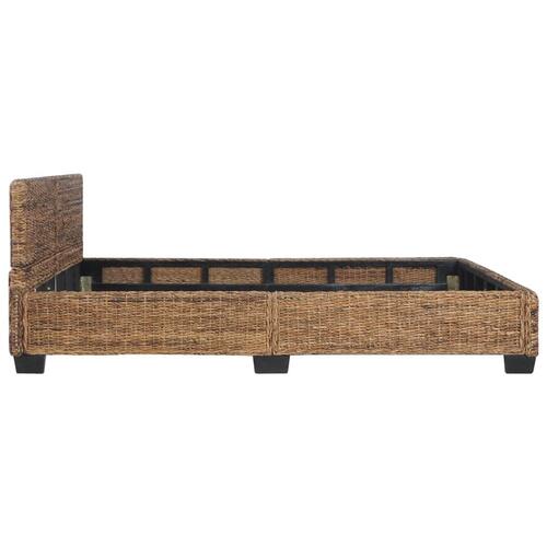 Sengestel 160 x 200 cm naturlig rattan