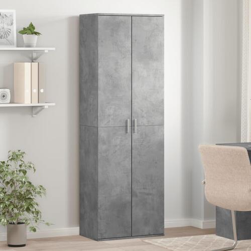 Højskab 60x35x180 cm konstrueret træ betongrå