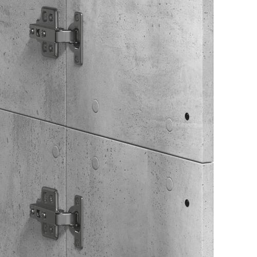 Højskab 60x35x180 cm konstrueret træ betongrå