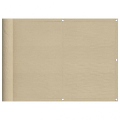 Altanafskærmning 75x800 cm 100 % polyester beige