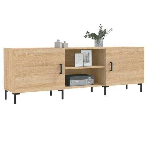 Tv-bord 150x30x50 cm konstrueret træ sonoma-eg