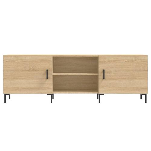 Tv-bord 150x30x50 cm konstrueret træ sonoma-eg