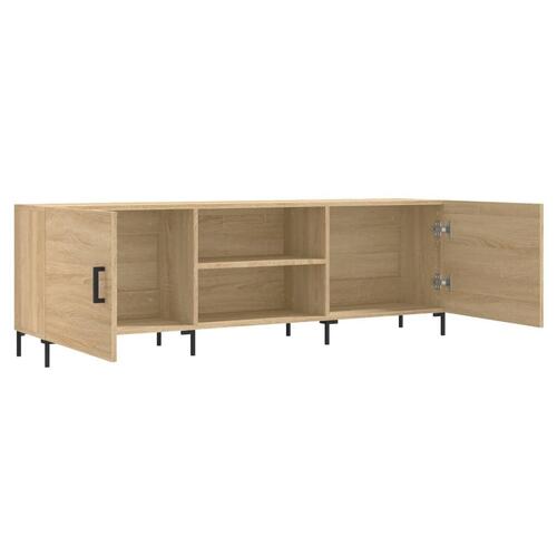 Tv-bord 150x30x50 cm konstrueret træ sonoma-eg