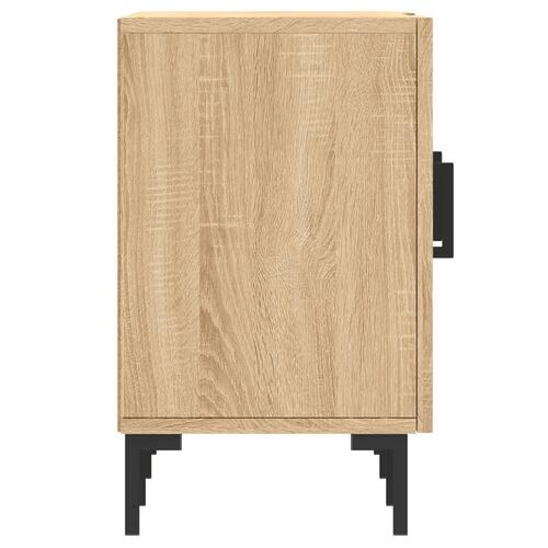 Tv-bord 150x30x50 cm konstrueret træ sonoma-eg