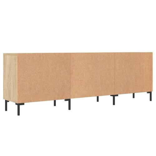 Tv-bord 150x30x50 cm konstrueret træ sonoma-eg