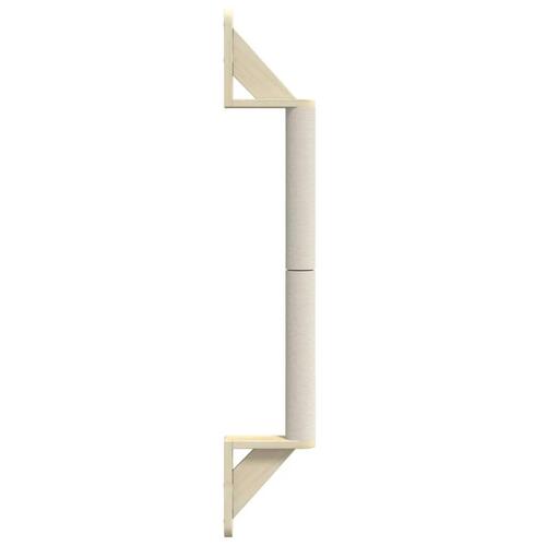 Væghængt kradsetræ 109 cm sisal