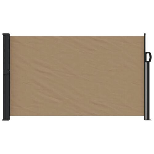 Sammenrullelig sidemarkise 120 x 600 cm gråbrun